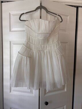 Rachel Gilbert ivory Pippa mini dress